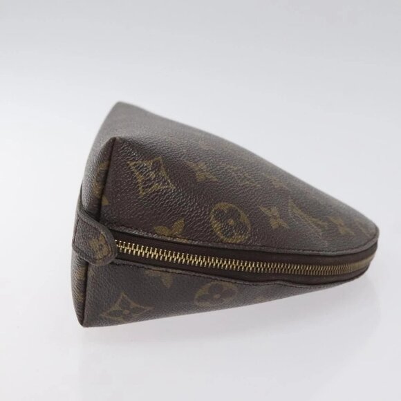 LOUIS VUITTON Monogram Trousse Demi Ronde Cosmetic Pouch M47520 LV Auth bs27472 - Picture 6 of 16